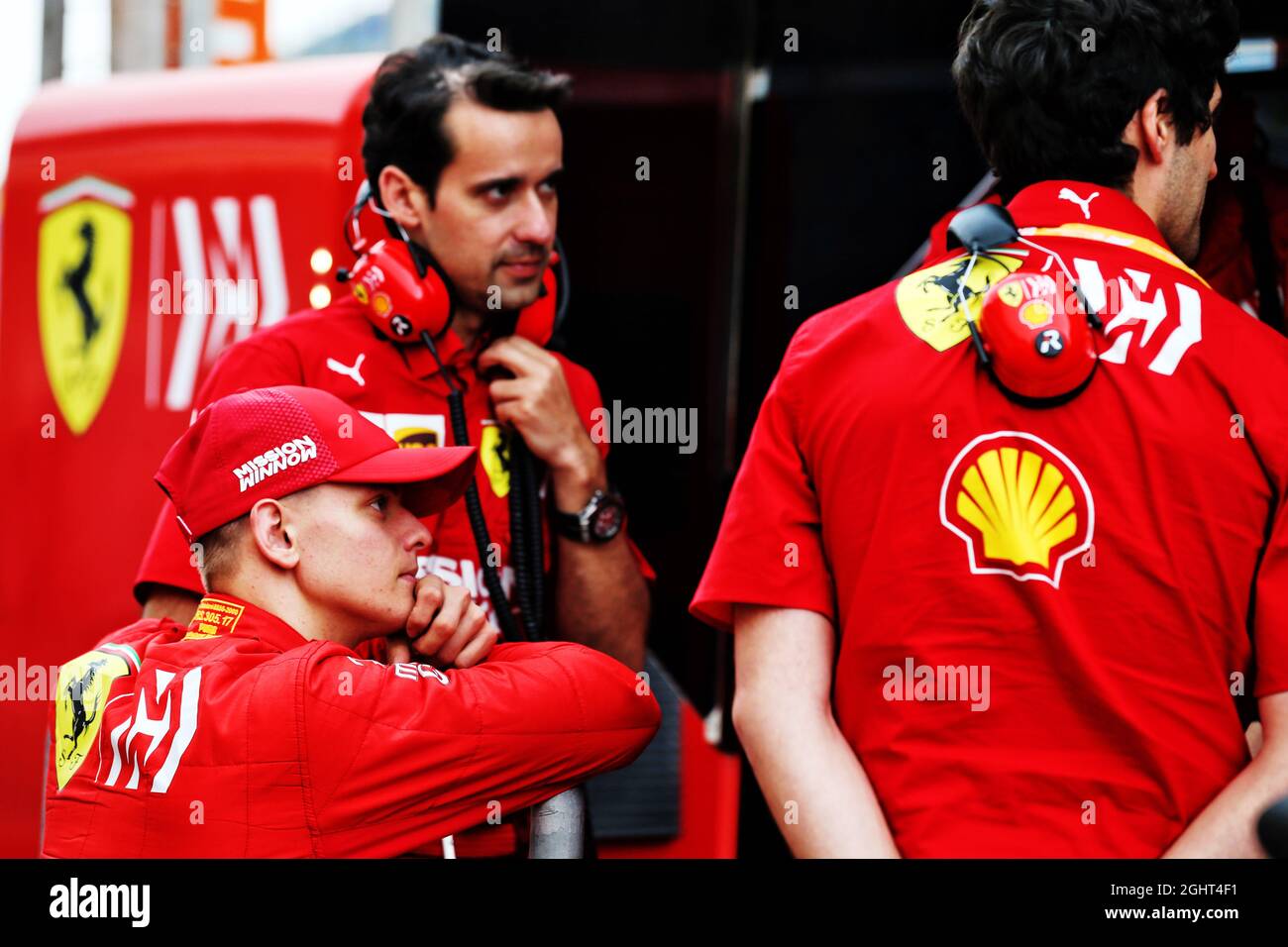 Mick Schumacher (GER) Ferrari Test Driver.  02.04.2019. Formula One Testing, Sakhir, Bahrain, Tueday.  Photo credit should read: XPB/Press Association Images. Stock Photo