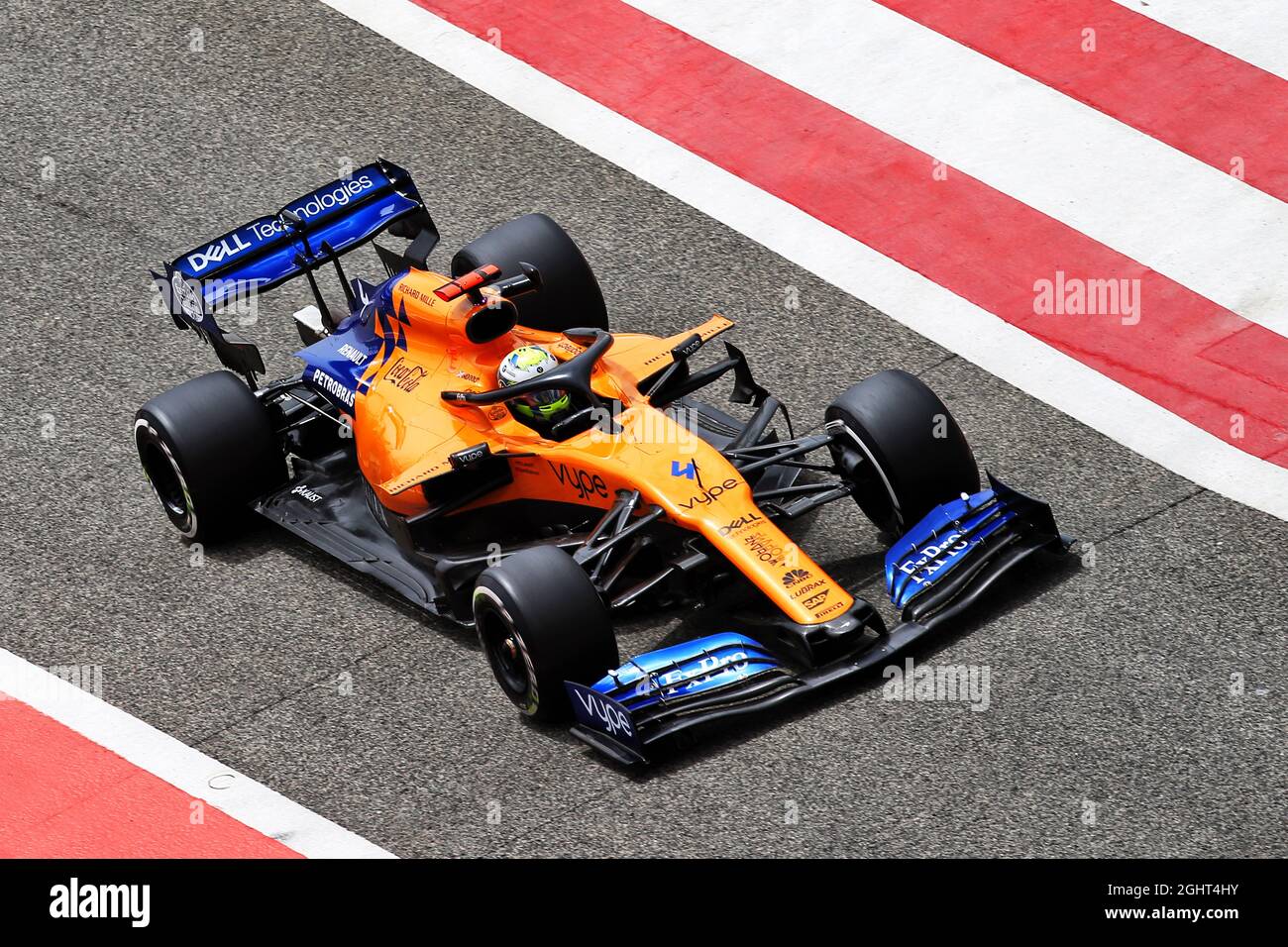 Lando Norris (GBR) McLaren MCL34.  03.04.2019. Formula One Testing, Sakhir, Bahrain, Wednesday.  Photo credit should read: XPB/Press Association Images. Stock Photo