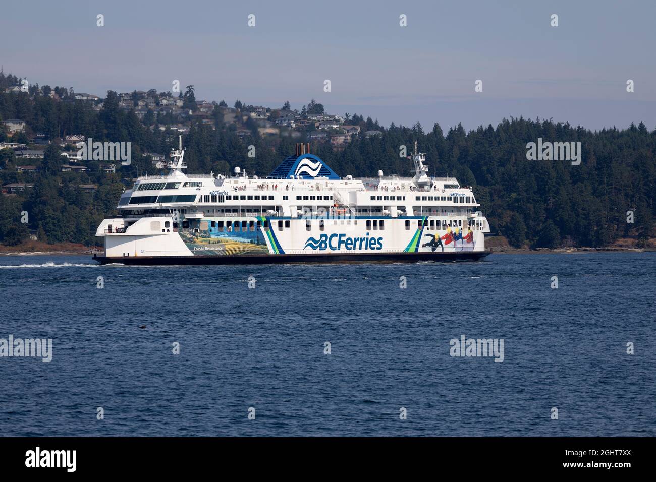 BC Ferry at Departure Bay Nanaimo, Vancouver Island to Vancouver, British Columbia Mainland