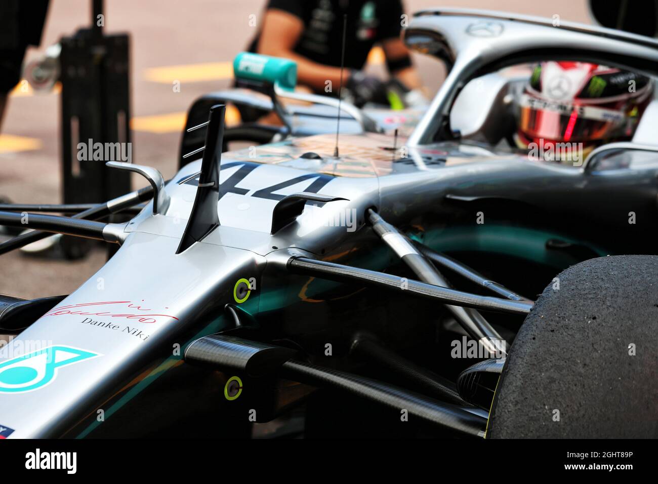 Mercedes amg f1 tribute to niki lauda hi-res stock photography and images -  Alamy