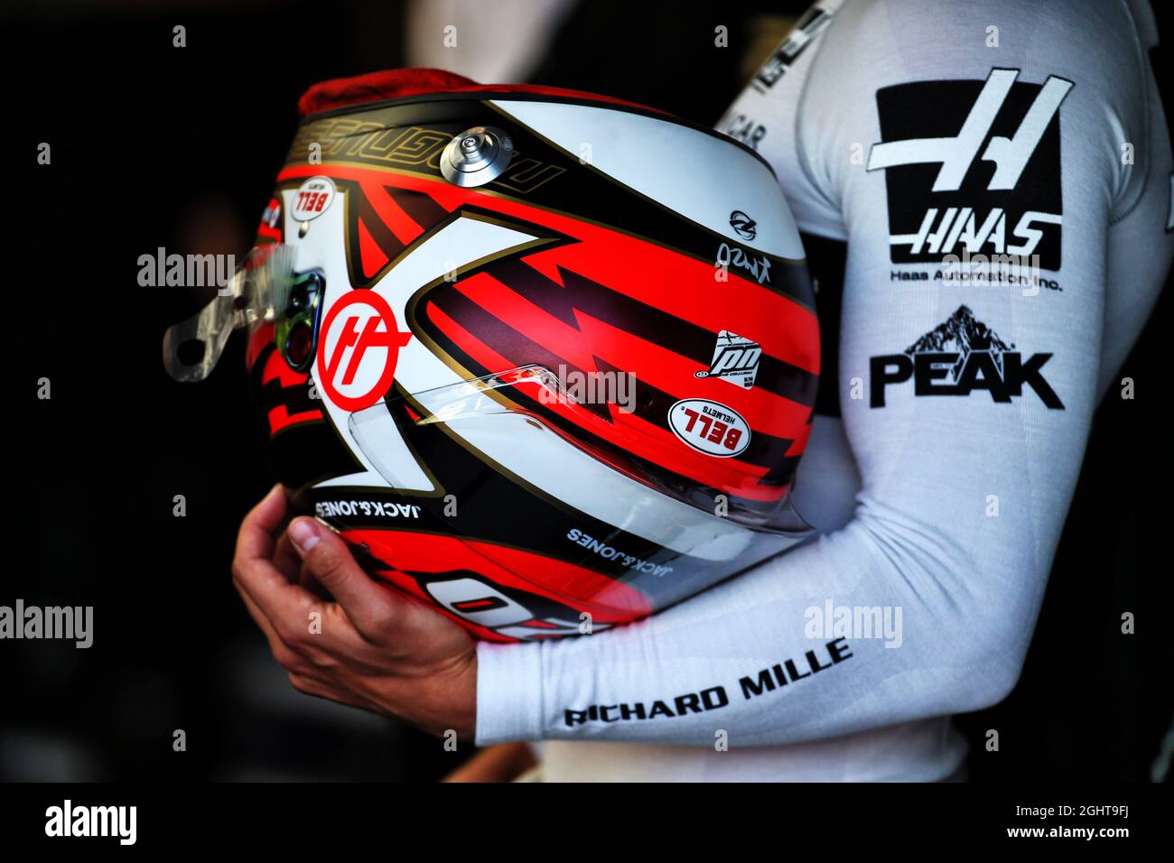 Kevin magnussen helmet hi-res stock photography and images - Alamy