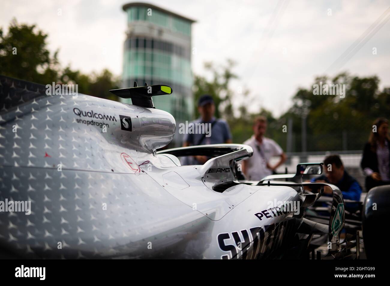 Mercedes AMG F1 W10 engine cover. 05.09.2019. Formula 1 World ...