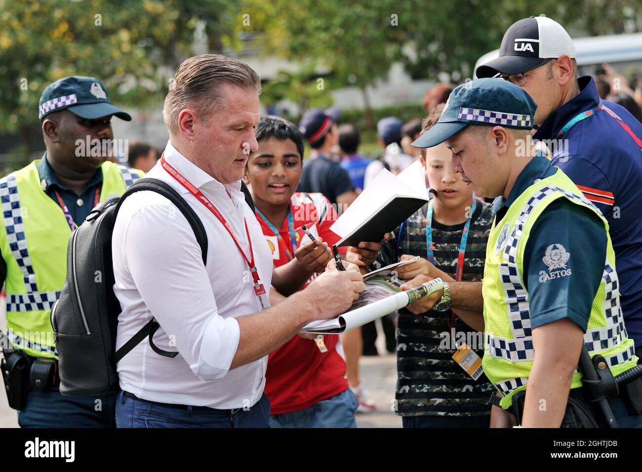 Nld Sign Jos Verstappen (NLD) signs autographs for the fans. 21.09.2019. Formula ...