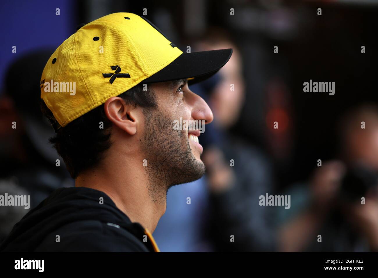 Daniel Ricciardo (AUS) Renault F1 Team at the Fanzone.  26.09.2019. Formula 1 World Championship, Rd 16, Russian Grand Prix, Sochi Autodrom, Sochi, Russia, Preparation Day.  Photo credit should read: XPB/Press Association Images. Stock Photo