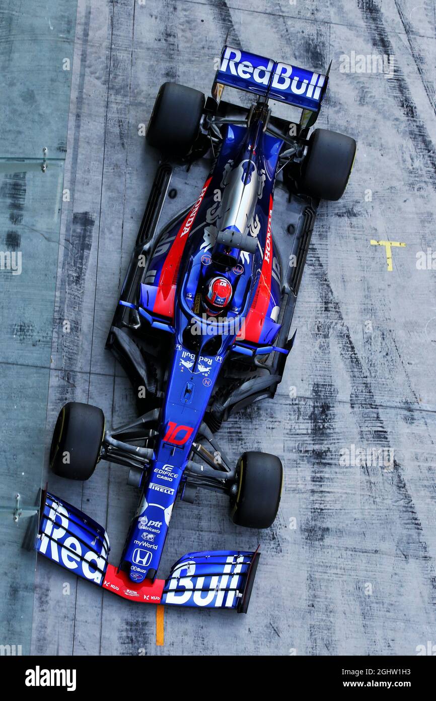 Pierre Gasly (FRA) Scuderia Toro Rosso STR14. 04.12.2019. Formula 1  Testing, Yas Marina Circuit, Abu Dhabi, Wednesday. Photo credit should  read: XPB/Press Association Images Stock Photo - Alamy