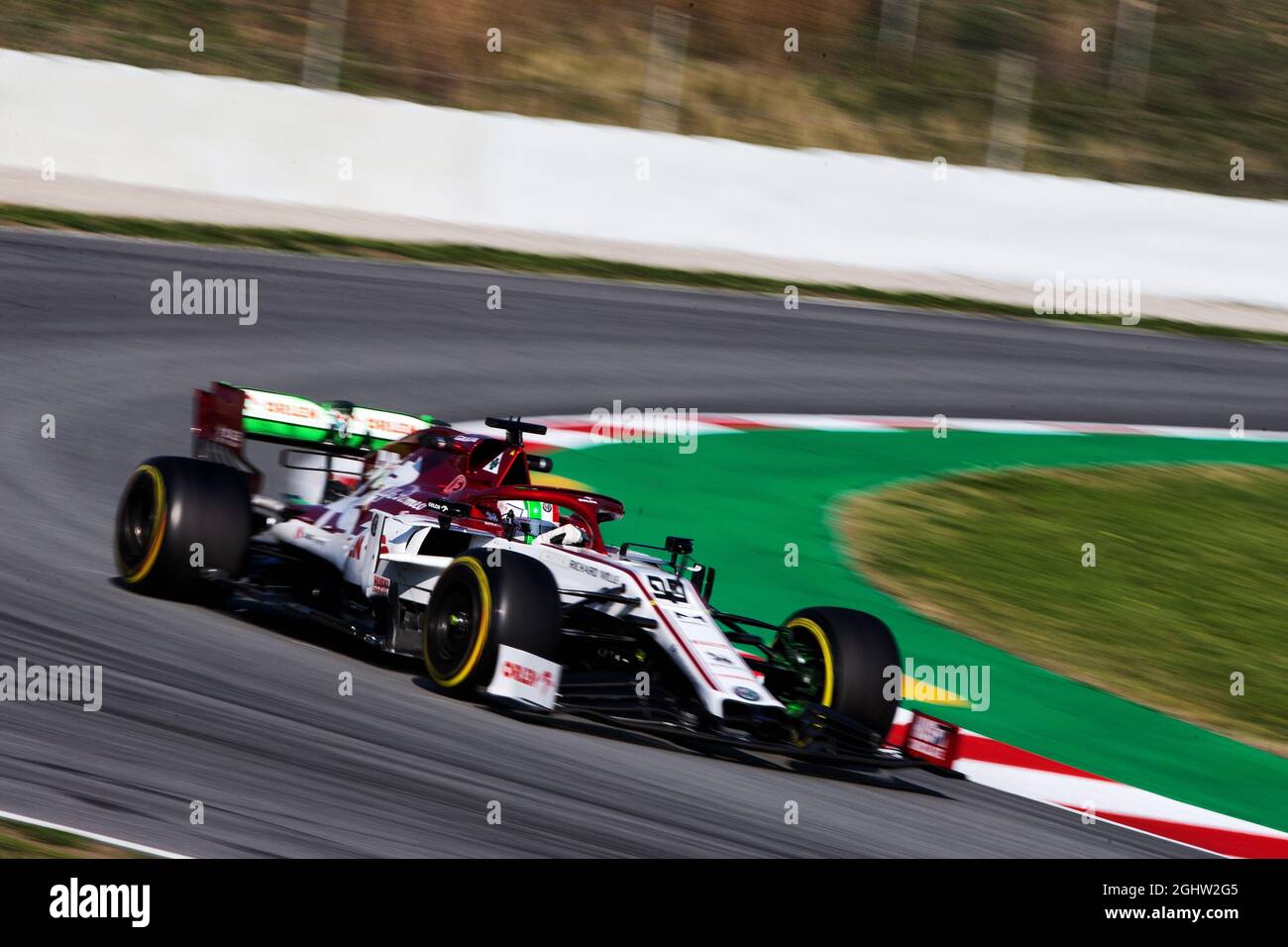 Antonio Giovinazzi (ITA) Alfa Romeo Racing C39. 21.02.2020. Formula One ...