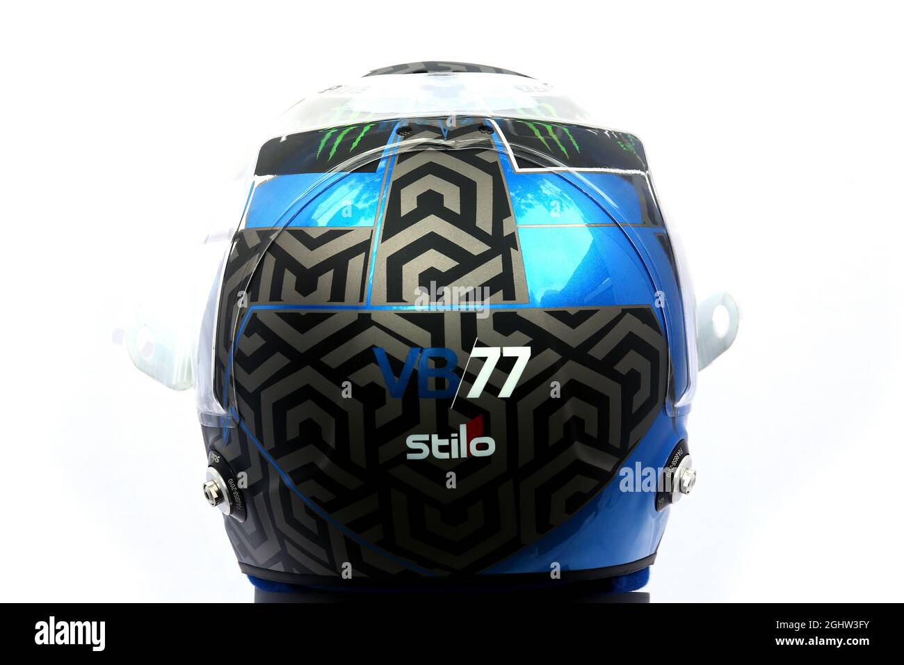 The helmet of Valtteri Bottas FIN Mercedes AMG F1. 12.03.2020