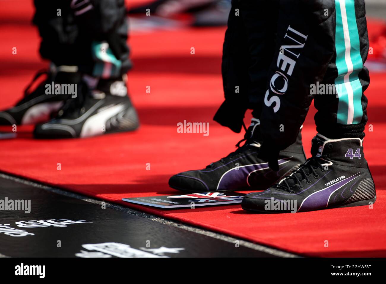 Lewis Hamilton (GBR) Mercedes AMG F1 on the grid - Puma racing boots.  06.09.2020. Formula 1