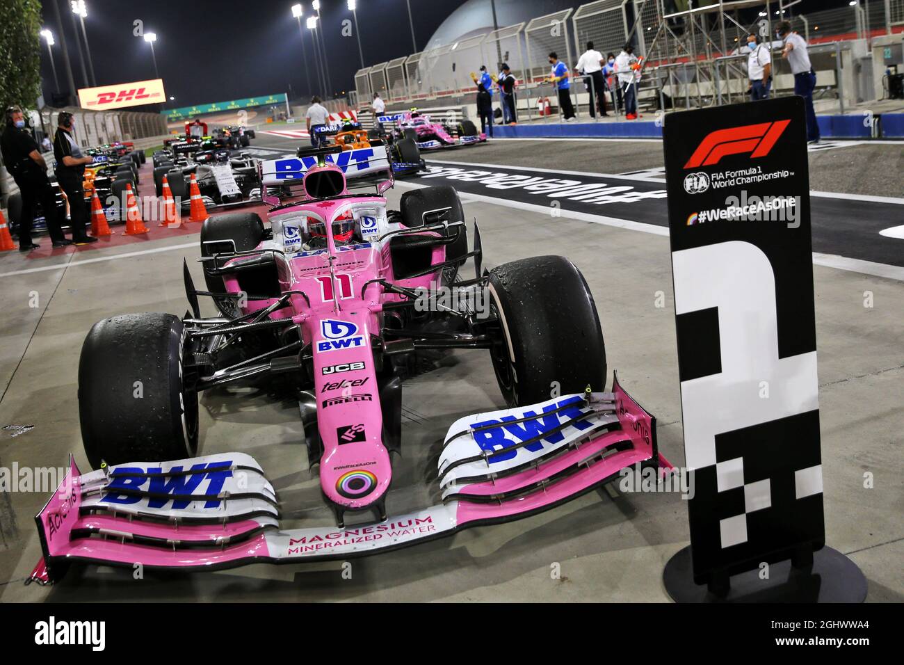 Racing point f1 team rp19 in parc ferme hi-res stock photography and ...