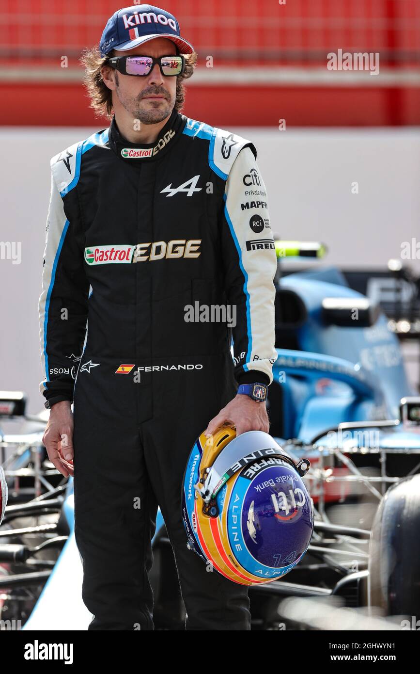 Fernando Alonso (ESP) Alpine F1 Team. 12.03.2021. Formula 1 Testing,  Sakhir, Bahrain, Day One. Photo credit should read: XPB/Press Association  Images Stock Photo - Alamy
