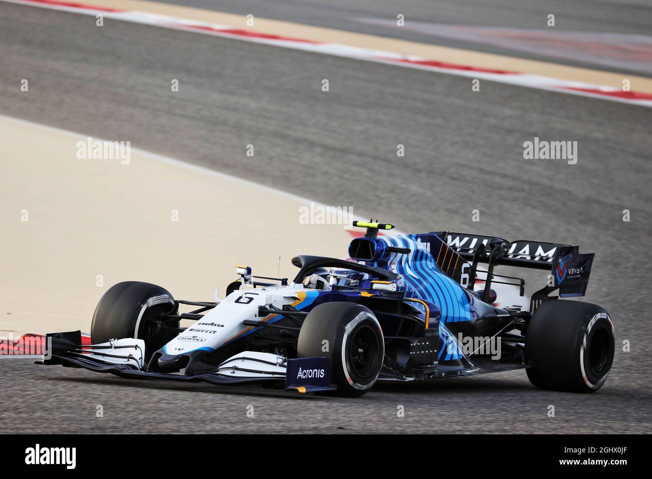 Nicholas Latifi (CDN) Williams Racing FW43B.  13.03.2021. Formula 1 Testing, Sakhir, Bahrain, Day Two.  Photo credit should read: XPB/Press Association Images. Stock Photo