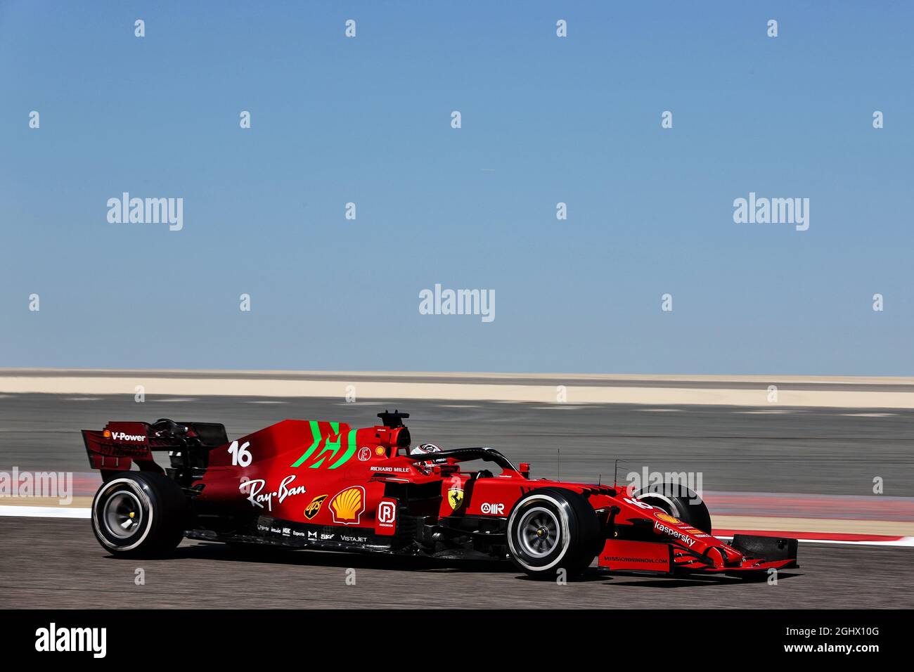 Charles Leclerc (MON) Ferrari SF-21.  14.03.2021. Formula 1 Testing, Sakhir, Bahrain, Day Three.  Photo credit should read: XPB/Press Association Images. Stock Photo