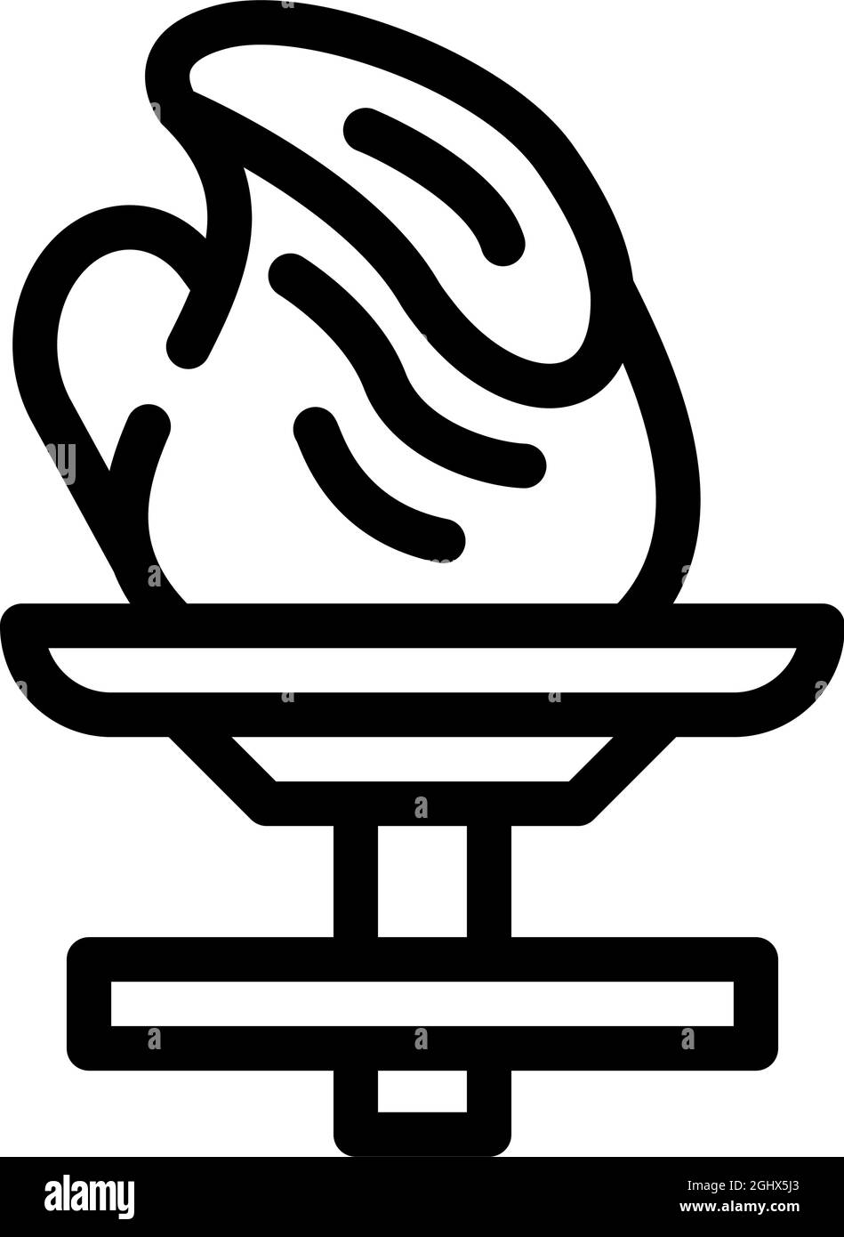 pottery handiwork line icon vector illustration Stock Vector Image ...