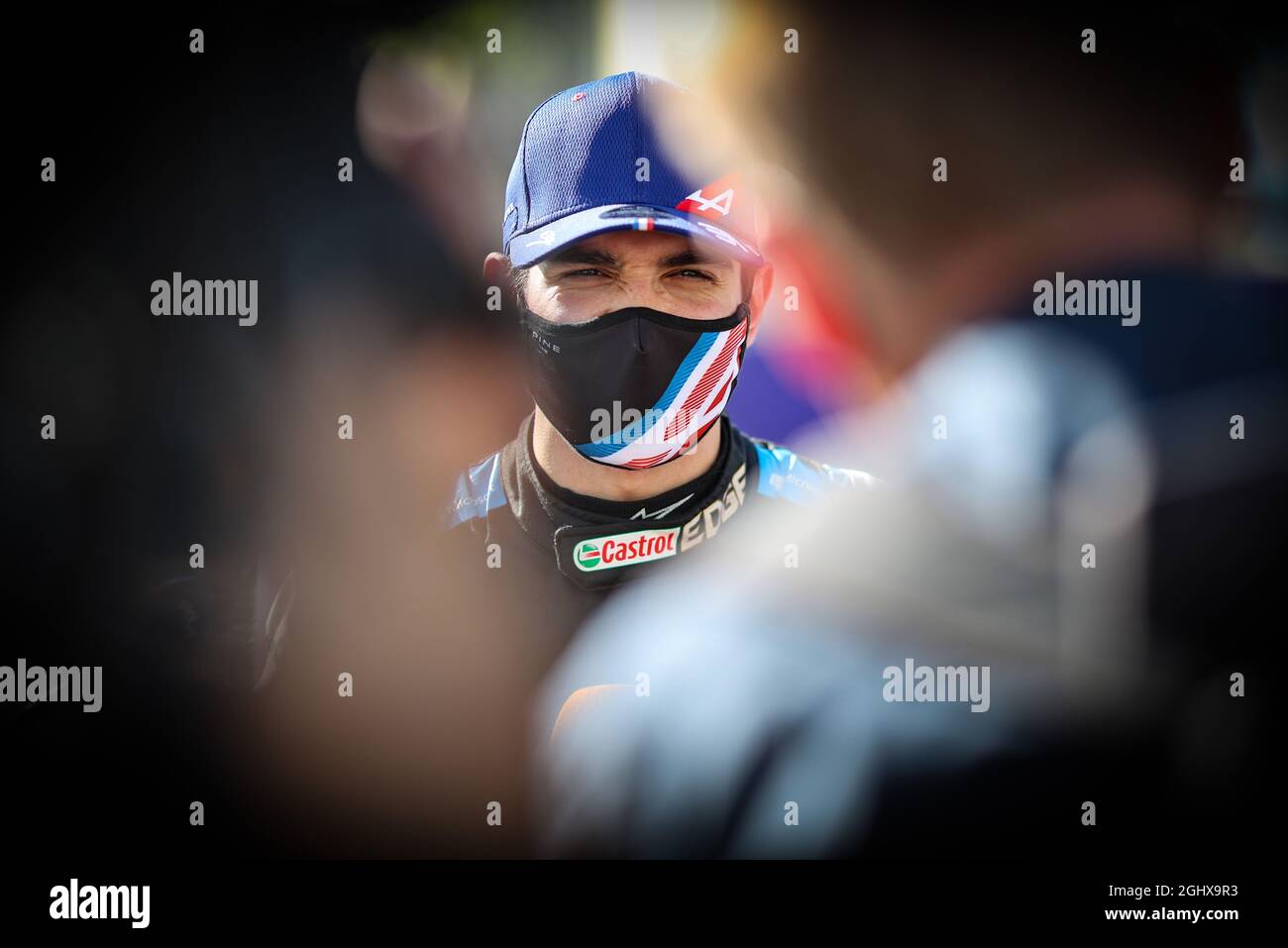 Esteban Ocon (FRA) Alpine F1 Team.  05.06.2021. Formula 1 World Championship, Rd 6, Azerbaijan Grand Prix, Baku Street Circuit, Azerbaijan, Qualifying Day.  Photo credit should read: XPB/Press Association Images. Stock Photo