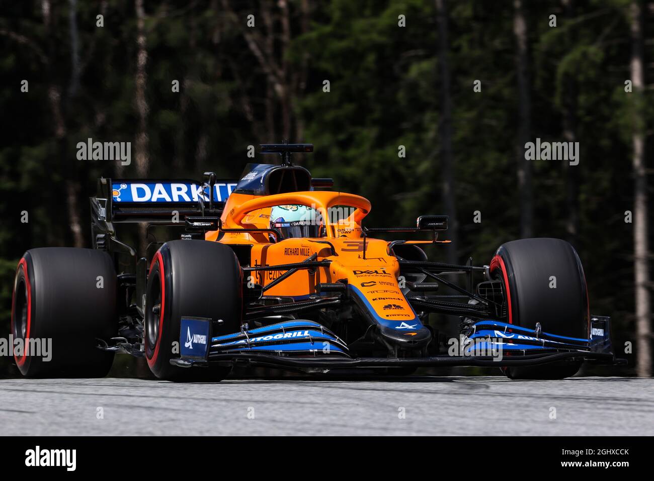 Daniel Ricciardo (AUS) McLaren MCL35M.  26.06.2021. Formula 1 World Championship, Rd 8, Steiermark Grand Prix, Spielberg, Austria, Qualifying Day.  Photo credit should read: XPB/Press Association Images. Stock Photo