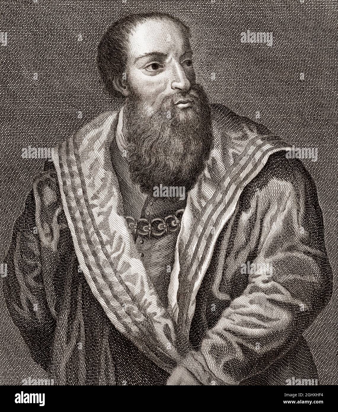 Pietro Aretino, 1492 – 1556, an Italian author Stock Photo