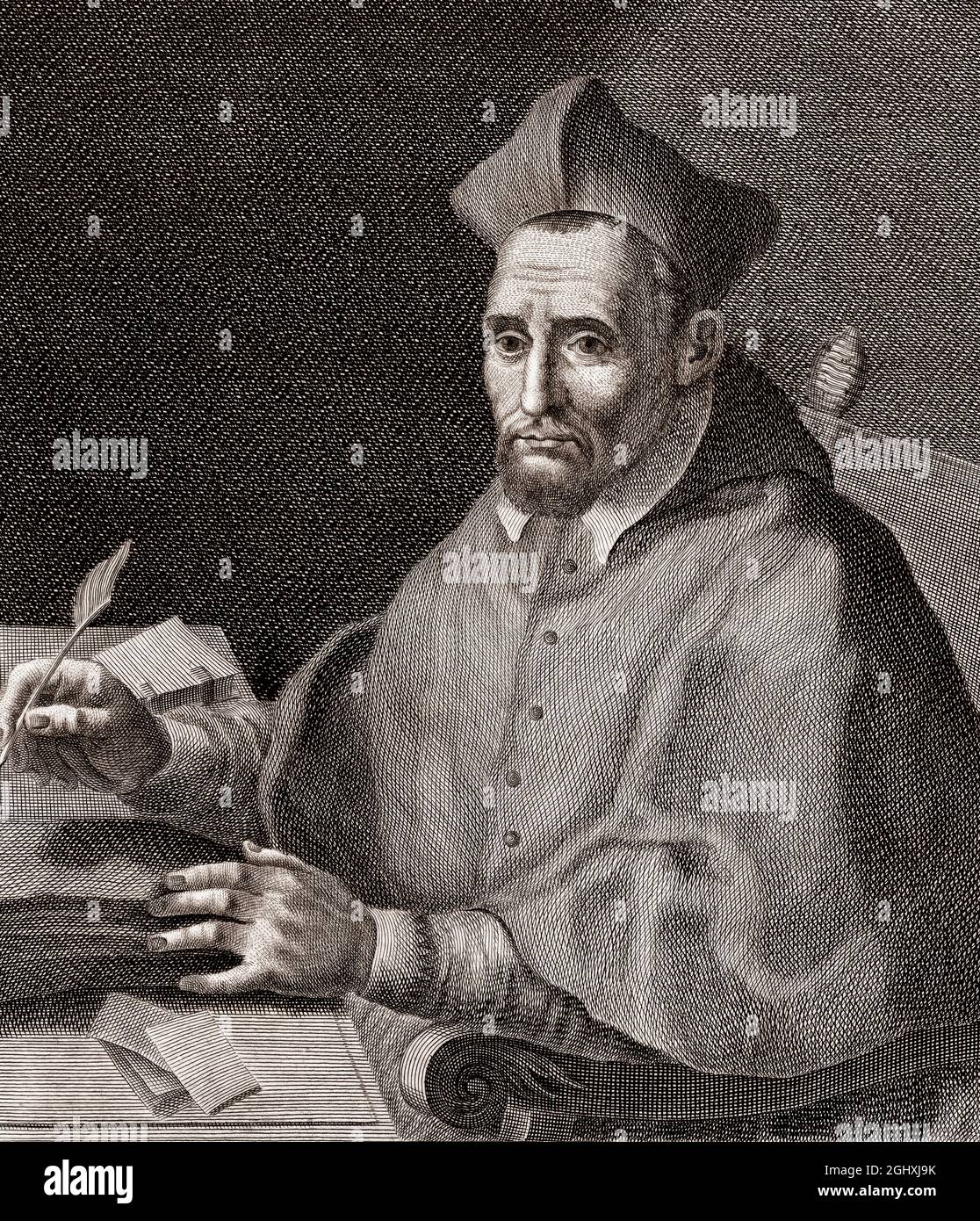 Robert Bellarmine, 1542 – 1621, an Italian Jesuit and a cardinal of the Catholic Church Stock Photo