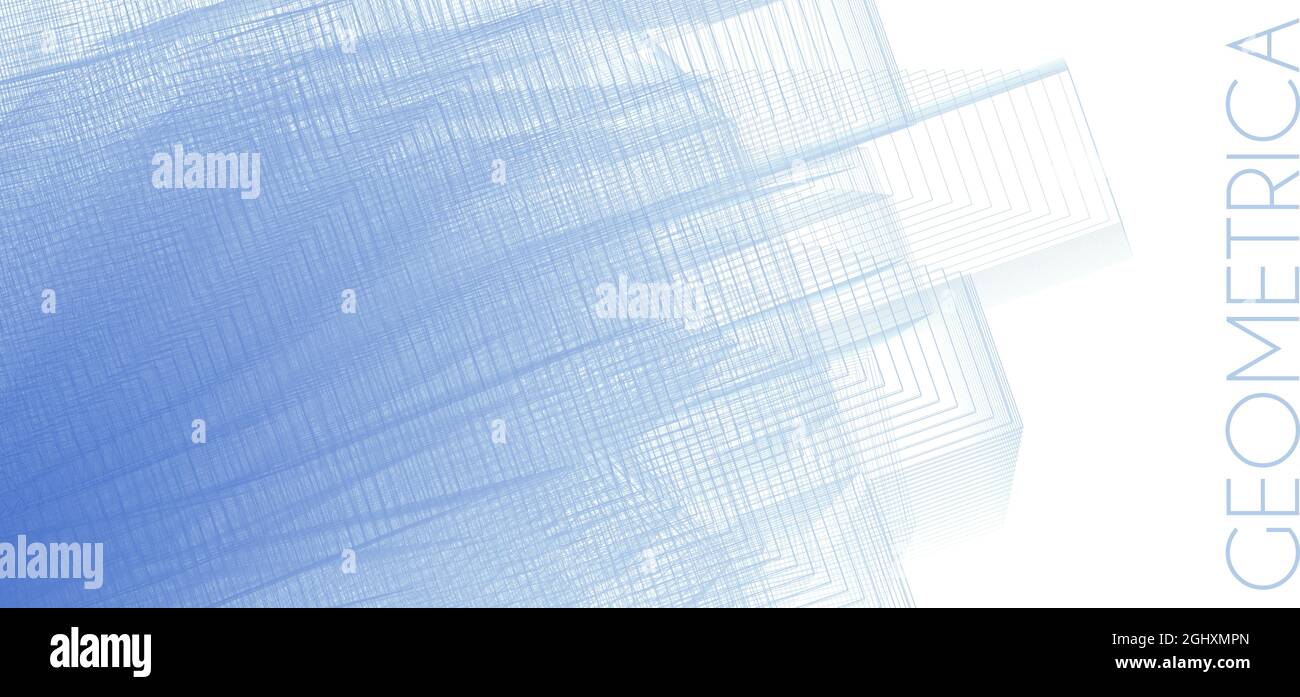 Abstract light blue background with thin geometric texture. Subtle vector grasphic pattern Stock Vector