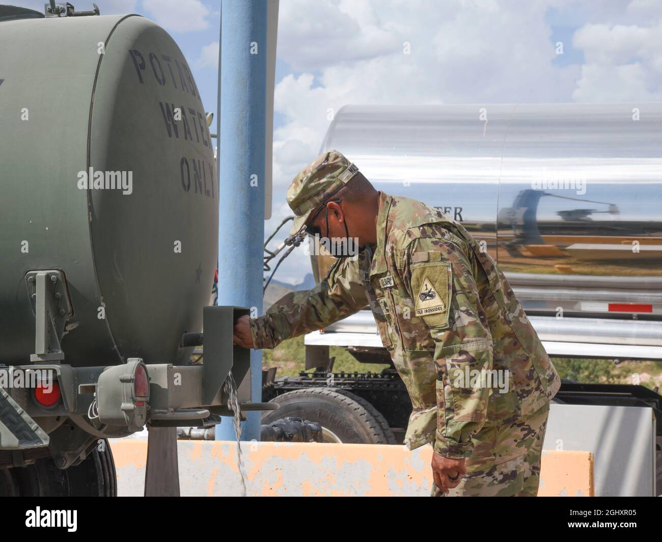 Sgt. 1st Class Glenn Malo, a culinary specialist with the 153rd Field