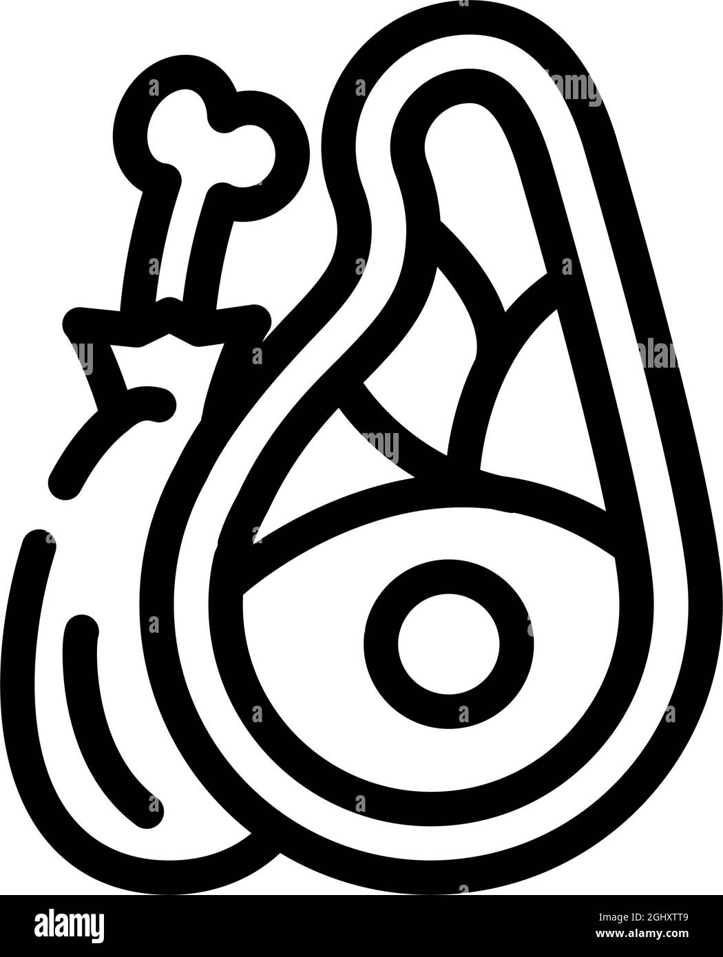 meat product line icon vector illustration Stock Vector Image & Art - Alamy