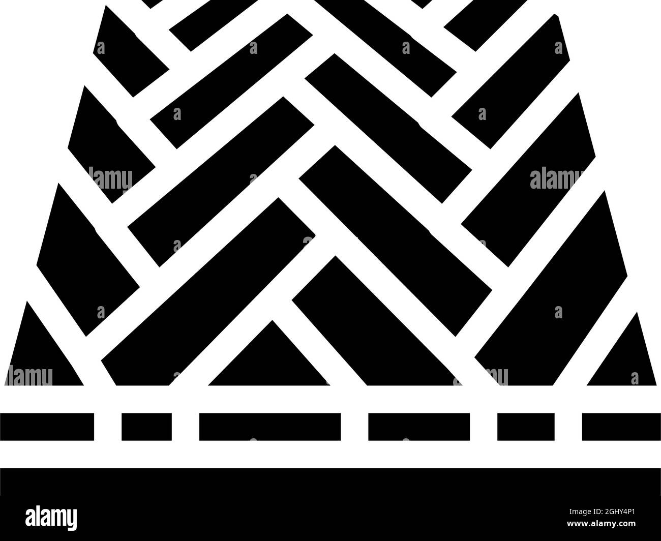 parquet floor glyph icon vector illustration Stock Vector Image & Art ...