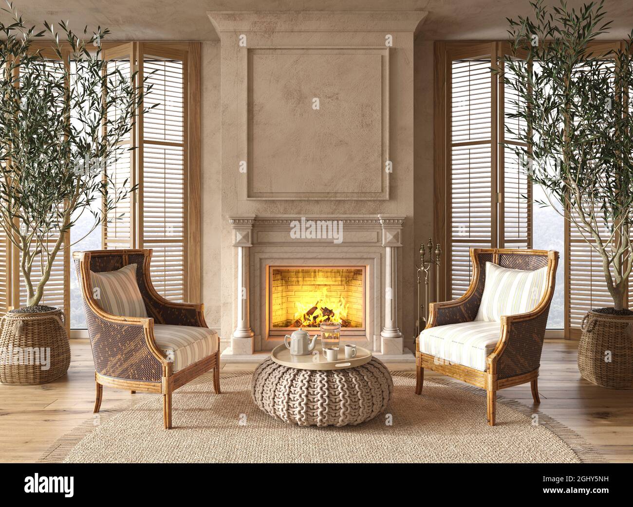 Farmhouse Interior Design Fireplace The Farmhouse Interior | I Love