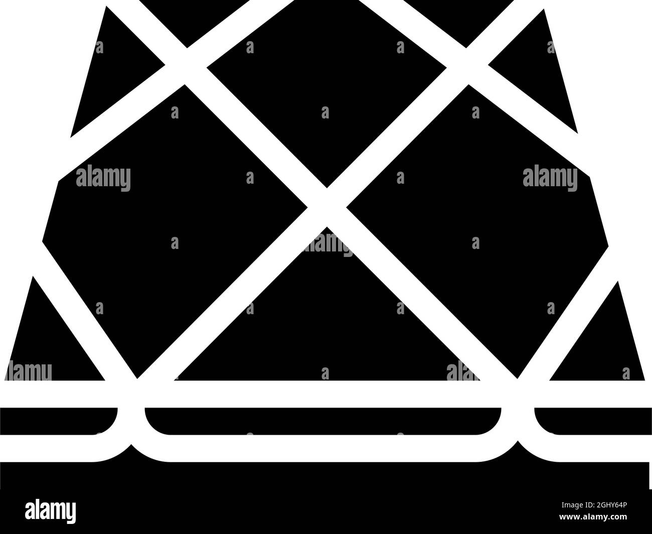 tile layer floor glyph icon vector illustration Stock Vector Image ...