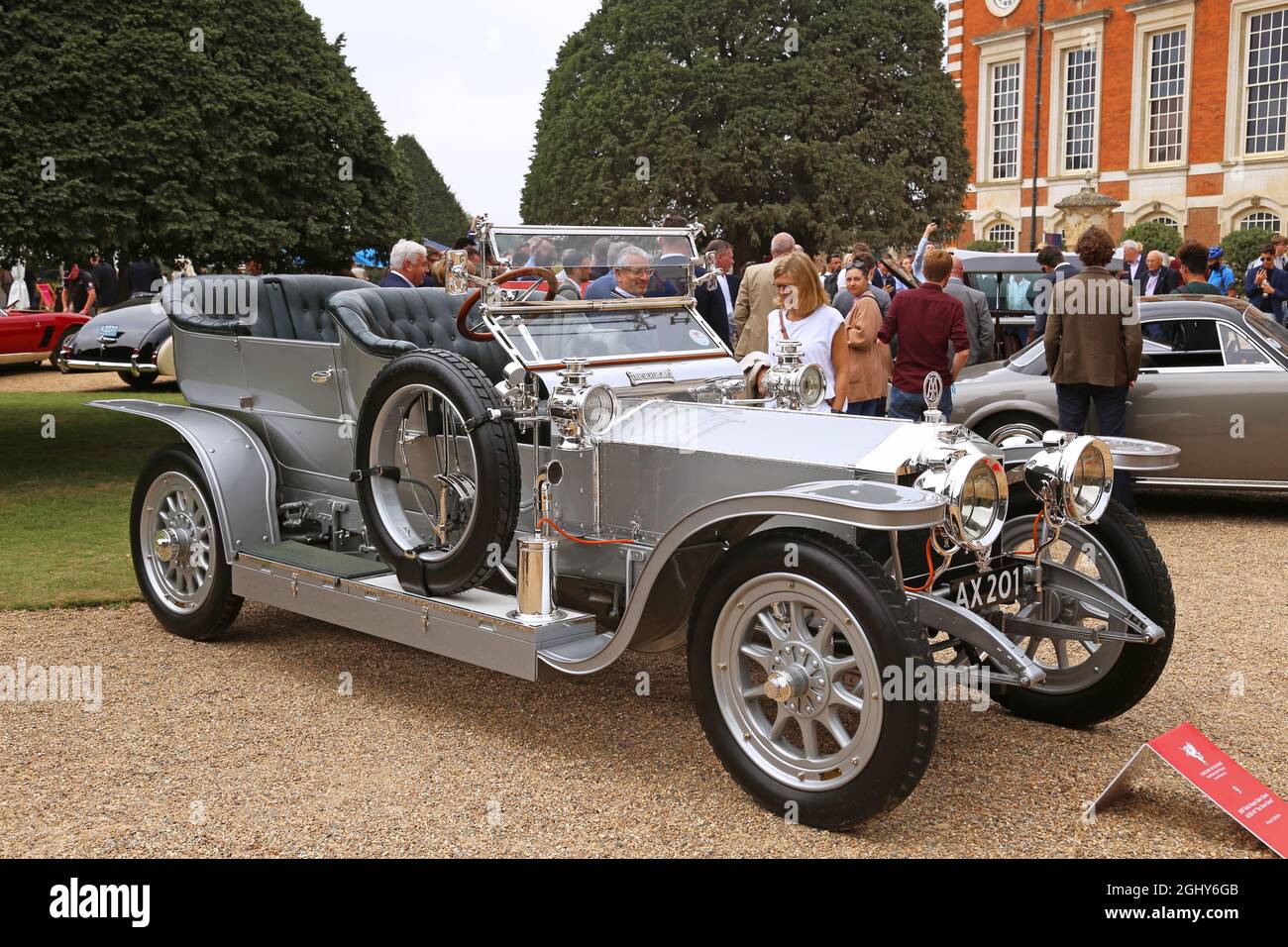 Rolls-Royce 40/50 Silver Ghost (1907), Concours of Elegance 2021, Hampton Court Palace, London, UK, Europe Stock Photo