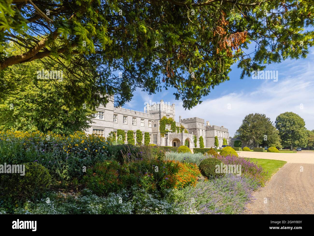 Front view of West Dean College of Arts and Conservation in West Dean  estate in West Sussex, near Chichester Stock Photo - Alamy