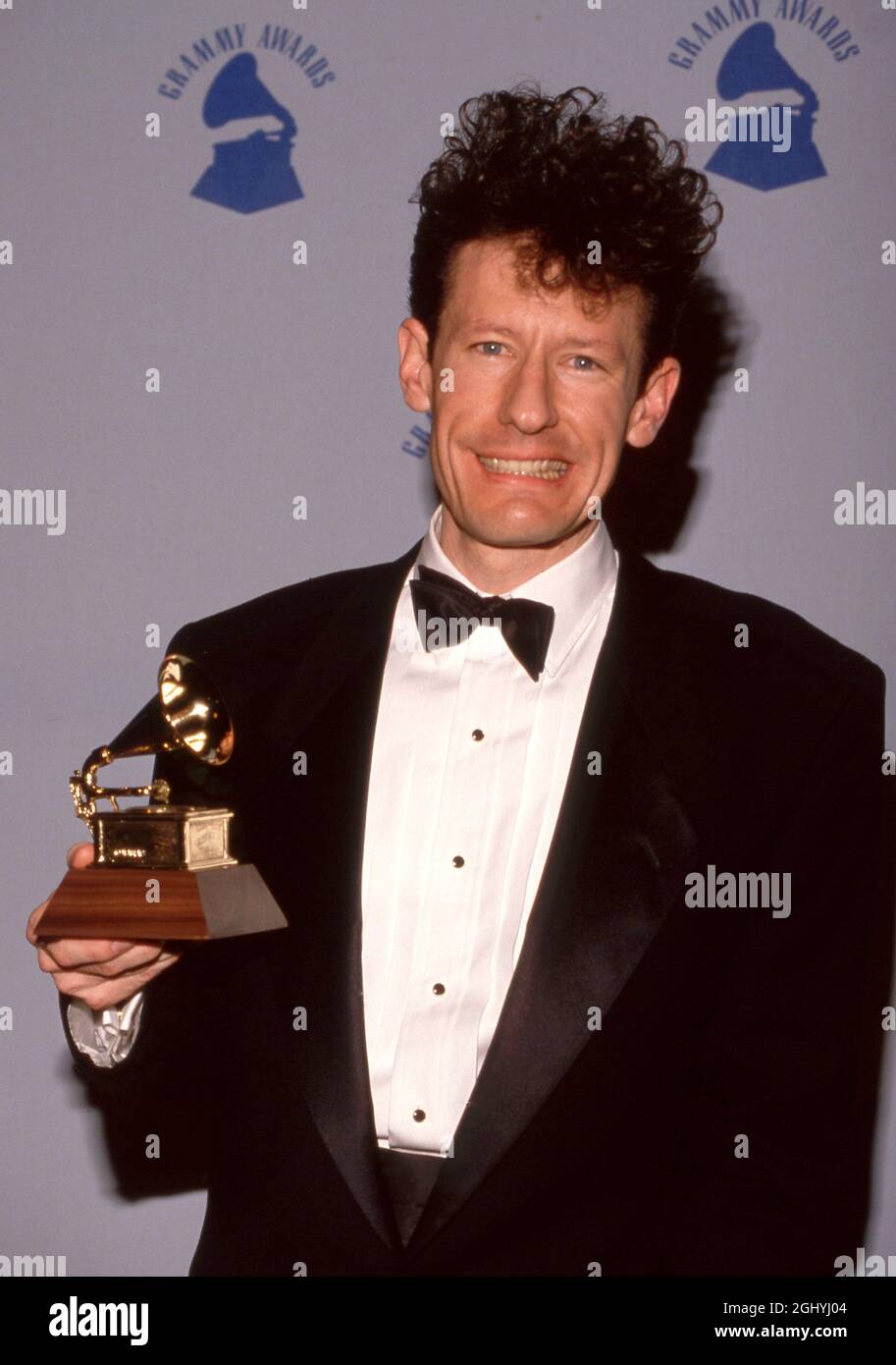 Lyle Lovett at the 32nd Annual Grammy Awards on February 21, 1990 at Lyle Lovett at the 32nd Annual Grammy Awards on February 21, 1990 at