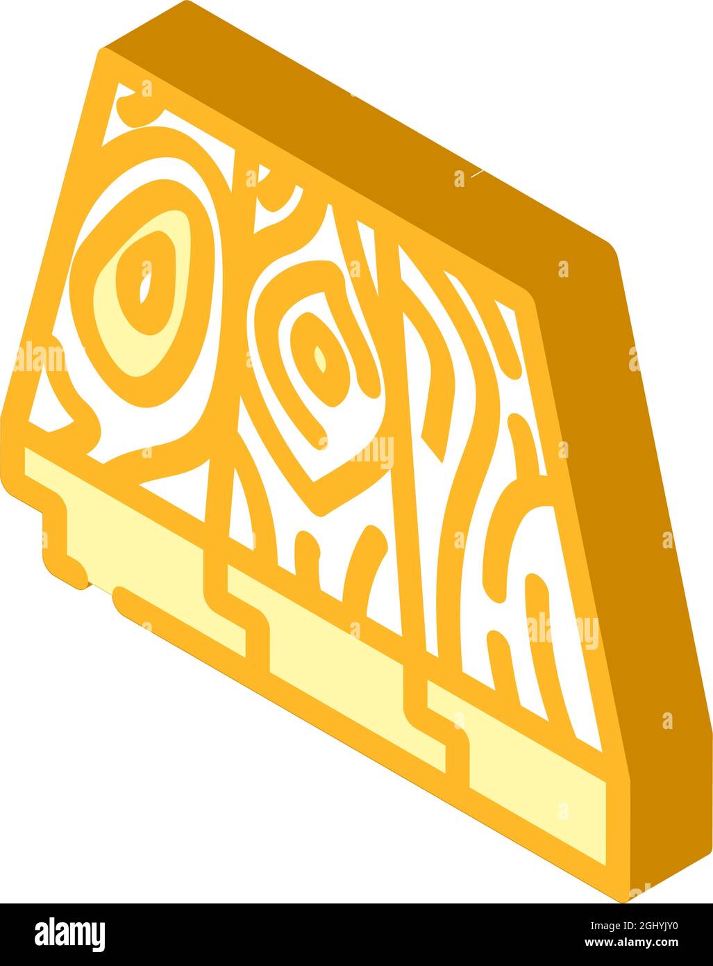 patterned flooring isometric icon vector illustration Stock Vector ...