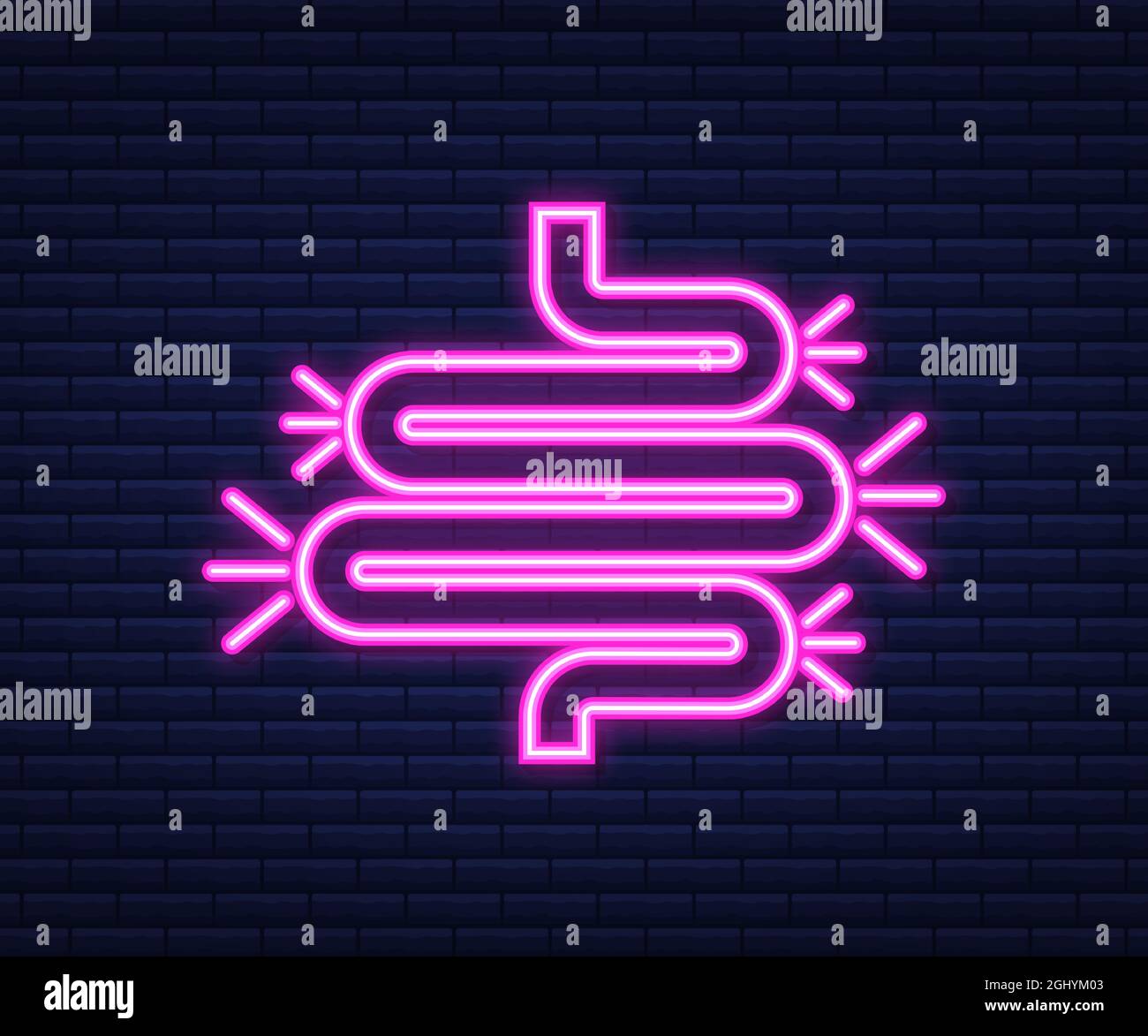 Colitis for medical design. Gastroenterology. Gut constipation icon ...