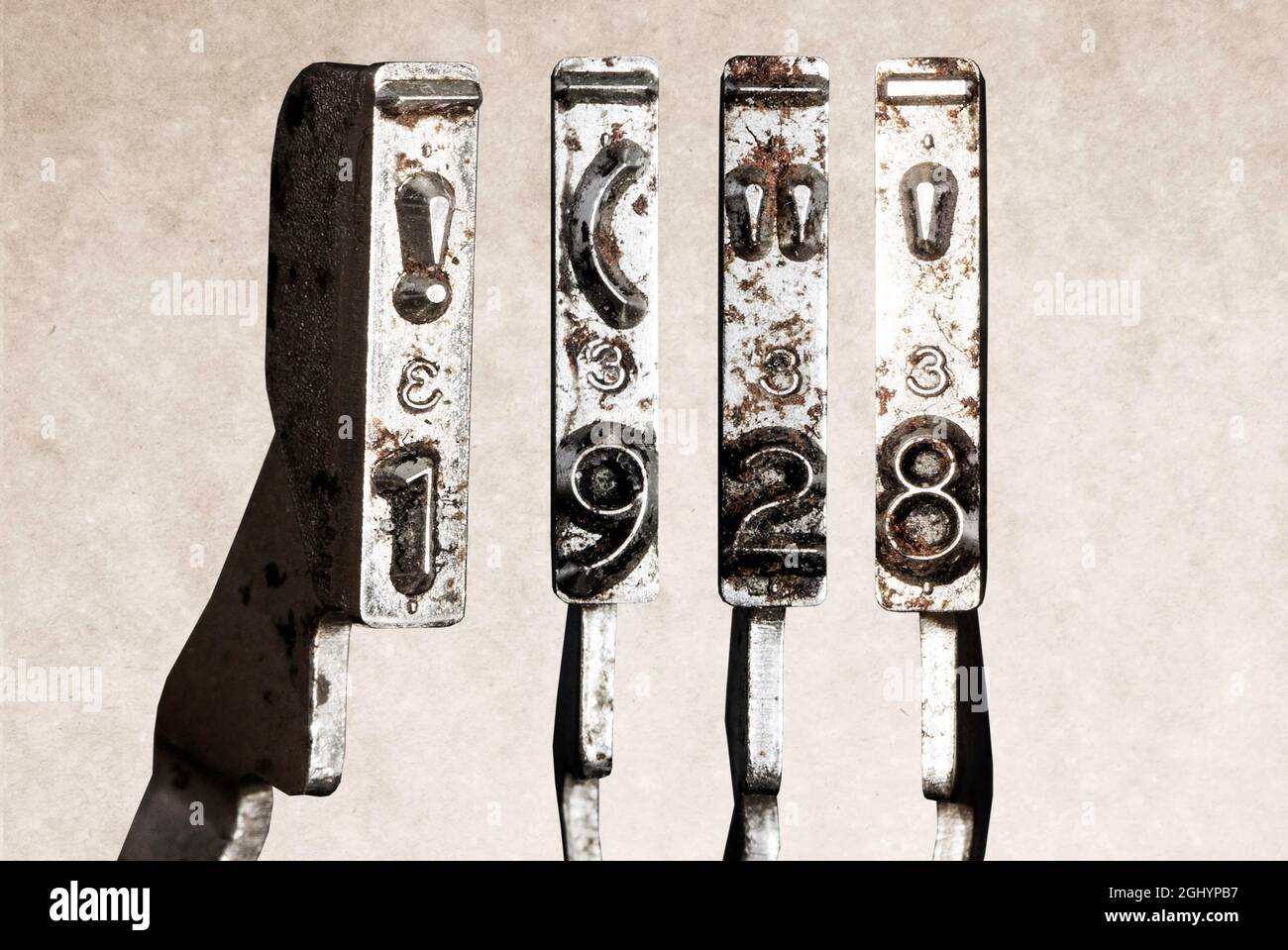 Calendar of year 1928 Stock Photo - Alamy