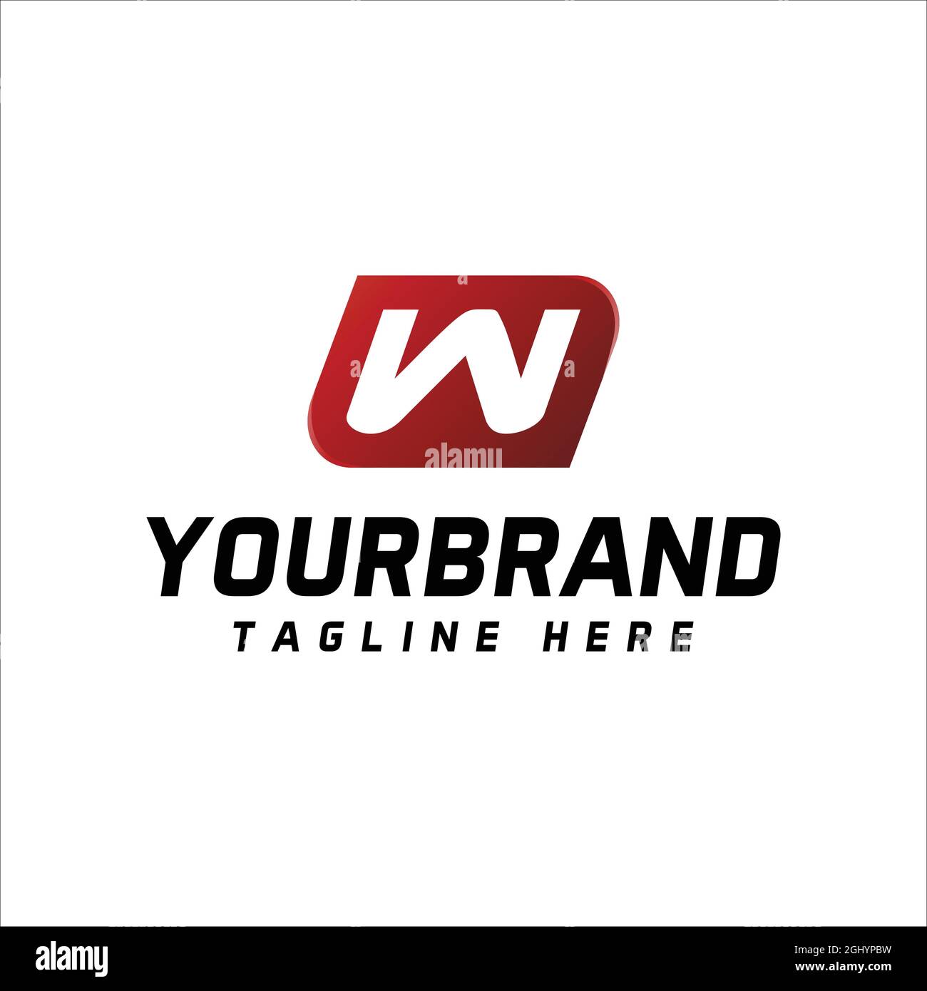 W letter vector graphic alphabet symbol on white background Stock ...