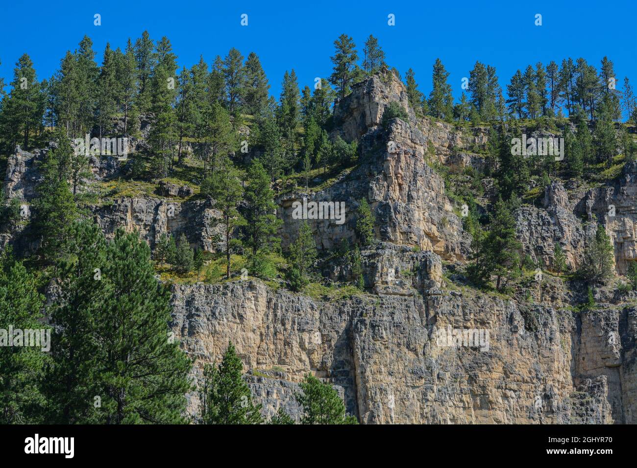 The Spearfish Canyon in the Black Hills of Savoy, Lawrence County