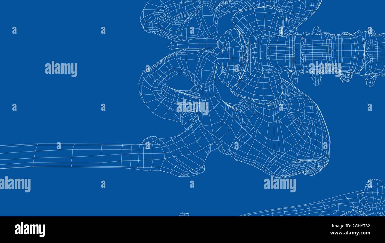 Human skeleton. Vector Stock Vector Image & Art - Alamy