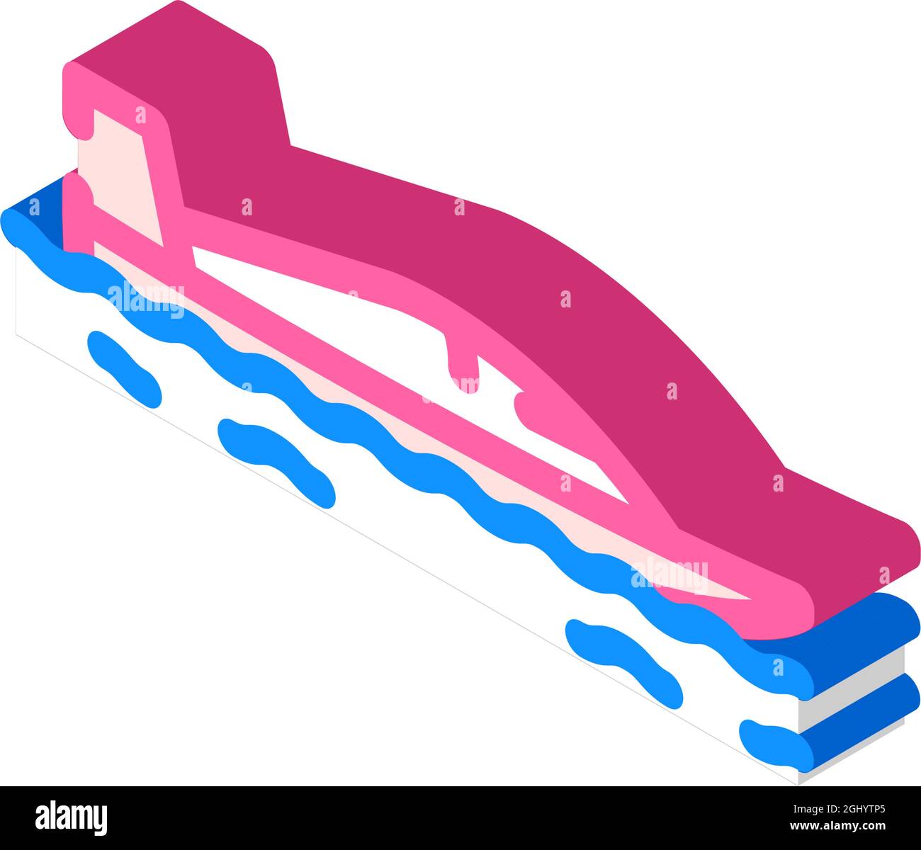 powerboating water sport isometric icon vector illustration Stock ...