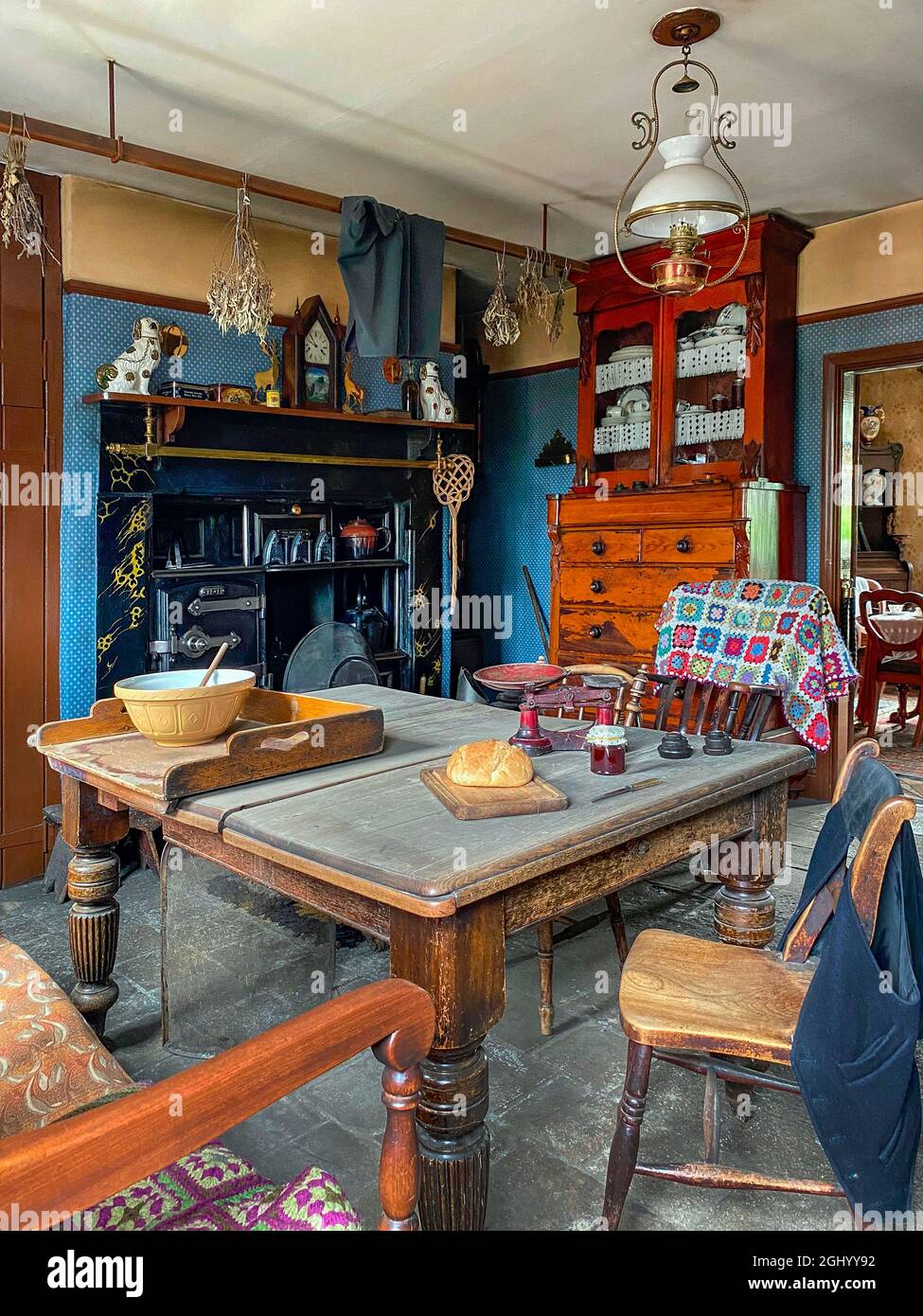 Typical Edwardian workers cottage - Beamish Open Air Museum in ...