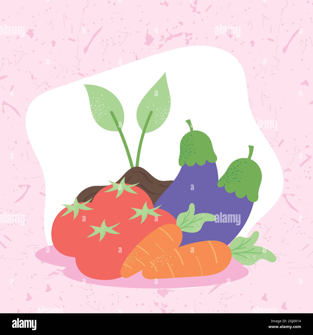fresh vegetables produce healthy icons Stock Vector Image & Art - Alamy
