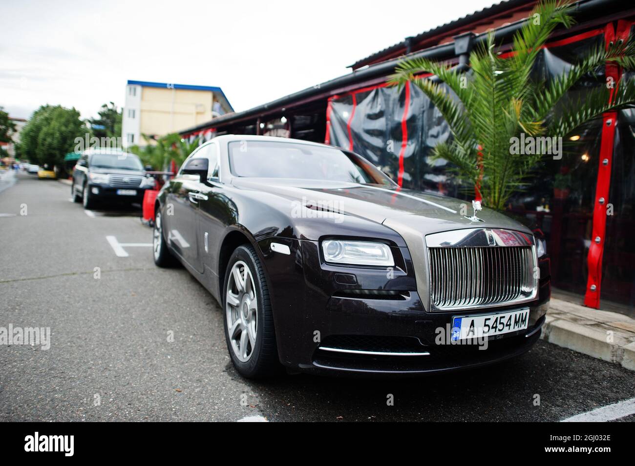 nessebar bulgaria june 20 2021 rolls roys wraith parking at street stock photo alamy
