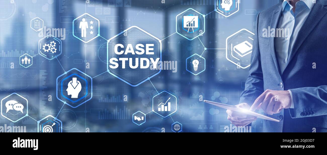 In the social and life sciences a case study concept. Stock Photo