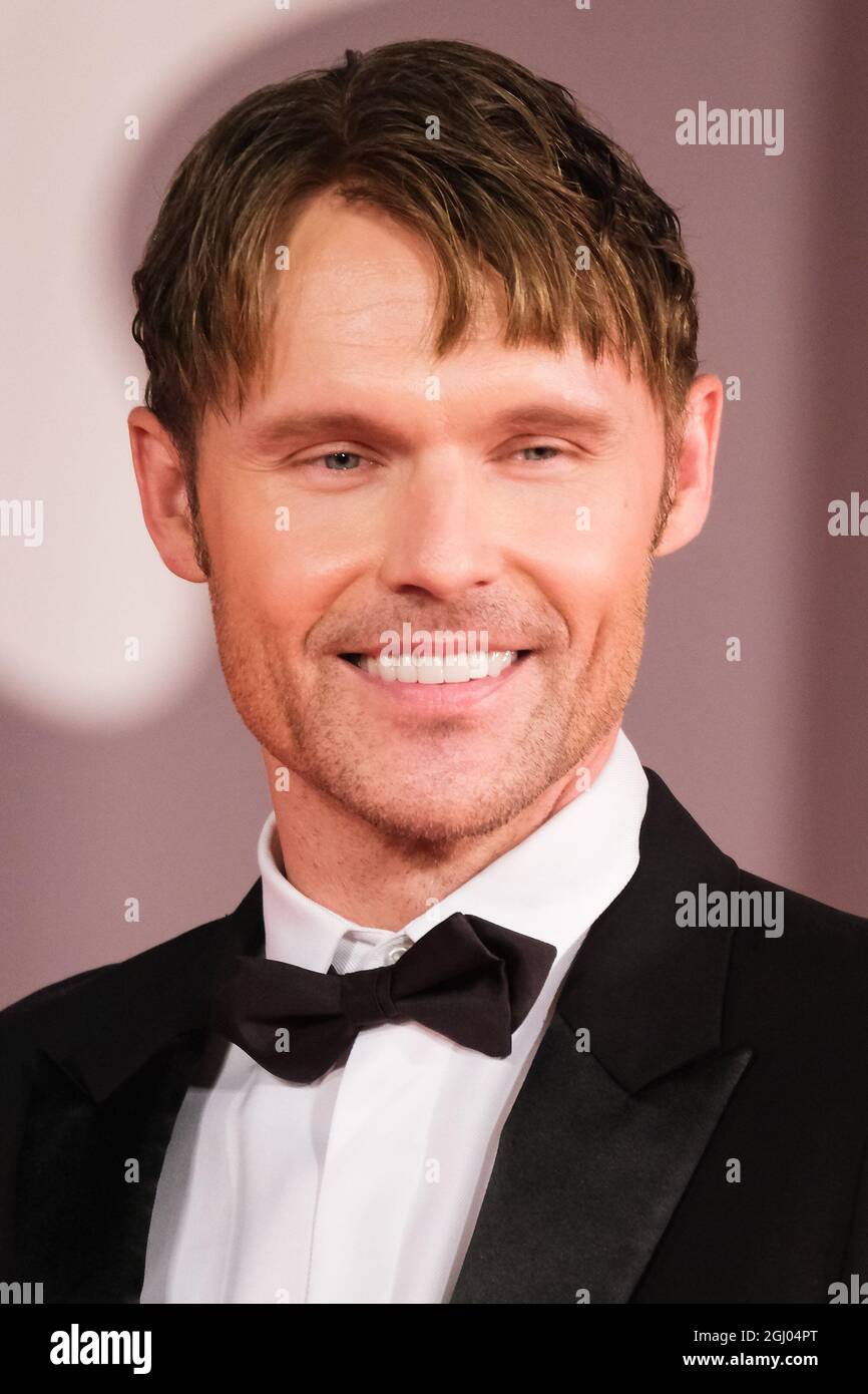 The Palazzo del Cinema, Lido di Venezia, Venice, Italy. 7th Sep, 2021. Scott Haze poses on the red carpet for OLD HENRY during the 78th Venice International Film Festival. Picture by Credit: Julie Edwards/Alamy Live News Stock Photo