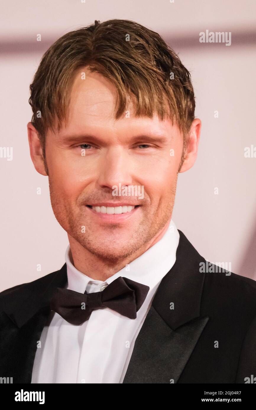 The Palazzo del Cinema, Lido di Venezia, Venice, Italy. 7th Sep, 2021. Scott Haze poses on the red carpet for OLD HENRY during the 78th Venice International Film Festival. Picture by Credit: Julie Edwards/Alamy Live News Stock Photo