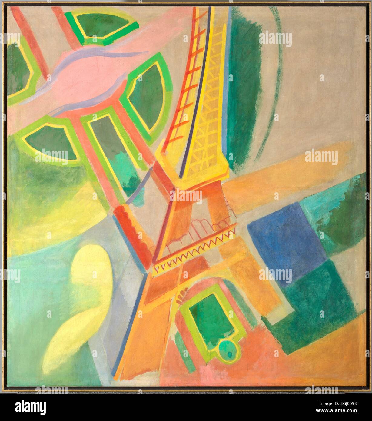 Robert Delaunay's Eiffel Tower - 1924 Stock Photo