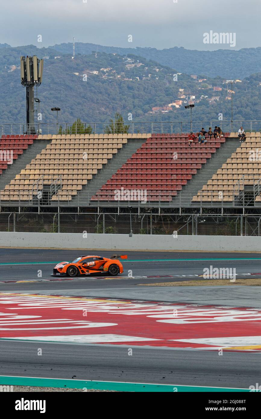 BARCELONA, SPAIN, September 4, 2021 : Vortex GTX on track during 24h Series, a long distance international racing championship for GT and Touring cars Stock Photo