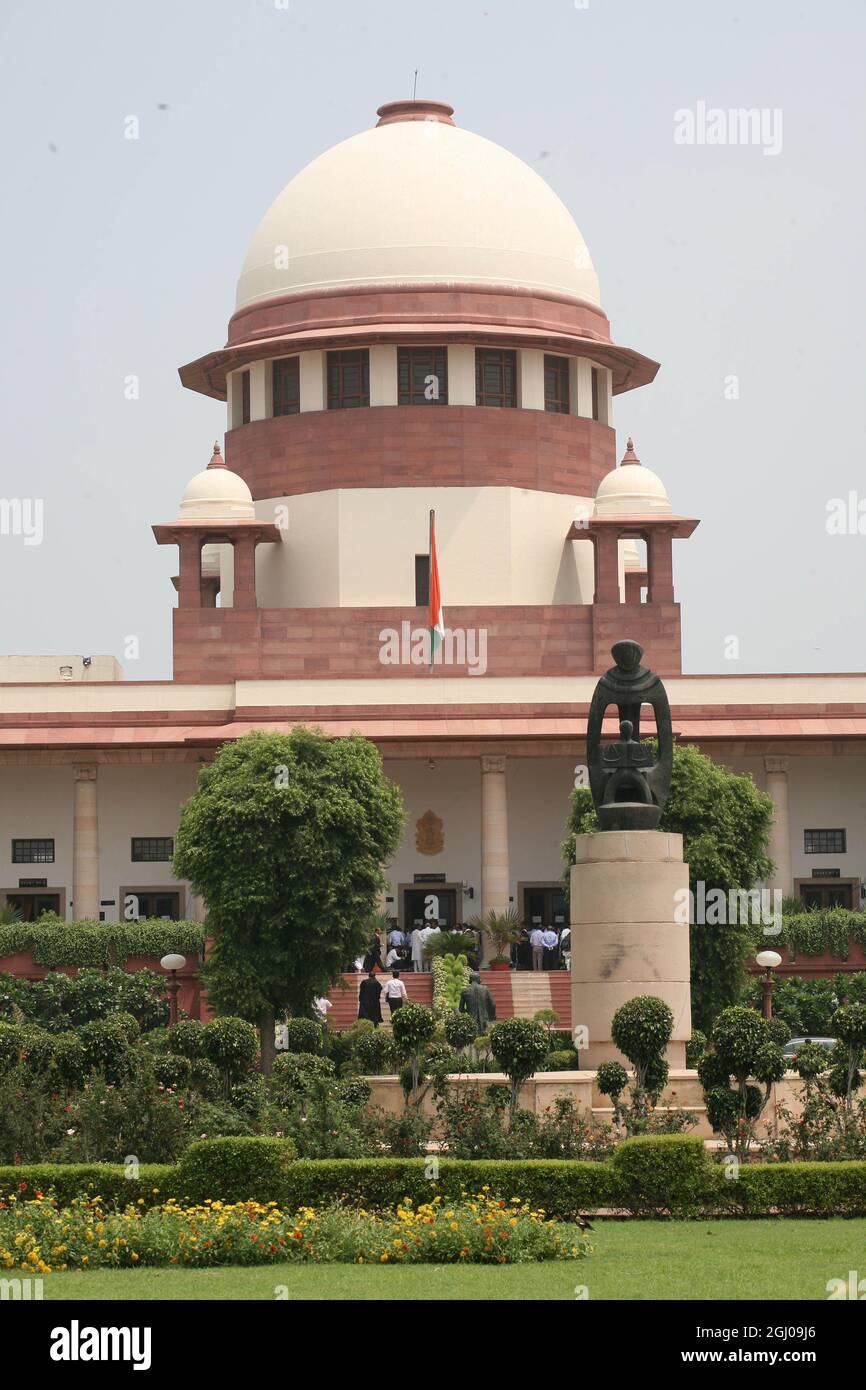 A general view of main building of the Indian Supreme court In New Delhi India Supreme court A general view of main building of the Indian Supreme court In New Delhi India Supreme court