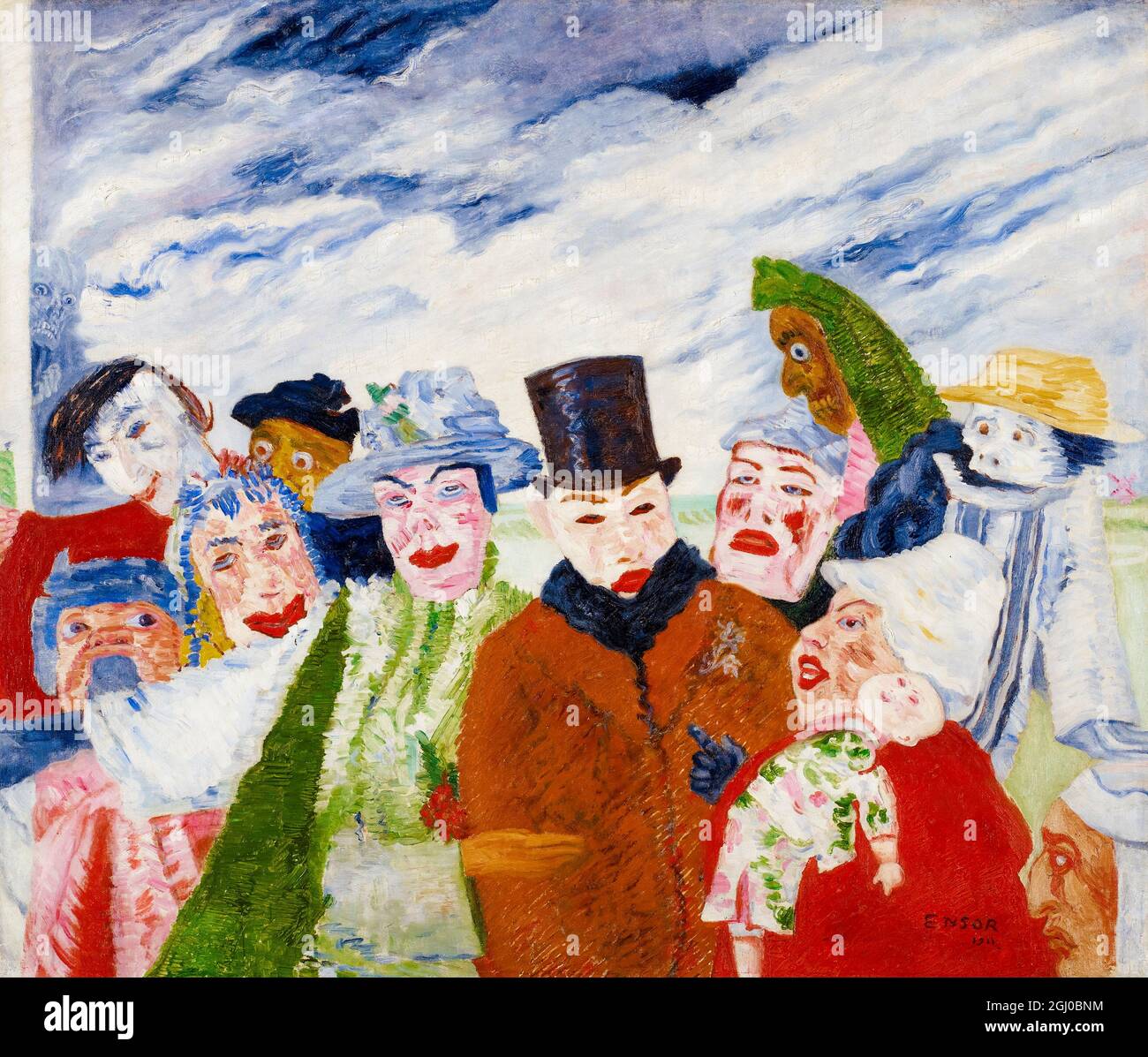 James ensor painting hi-res stock photography and images - Alamy