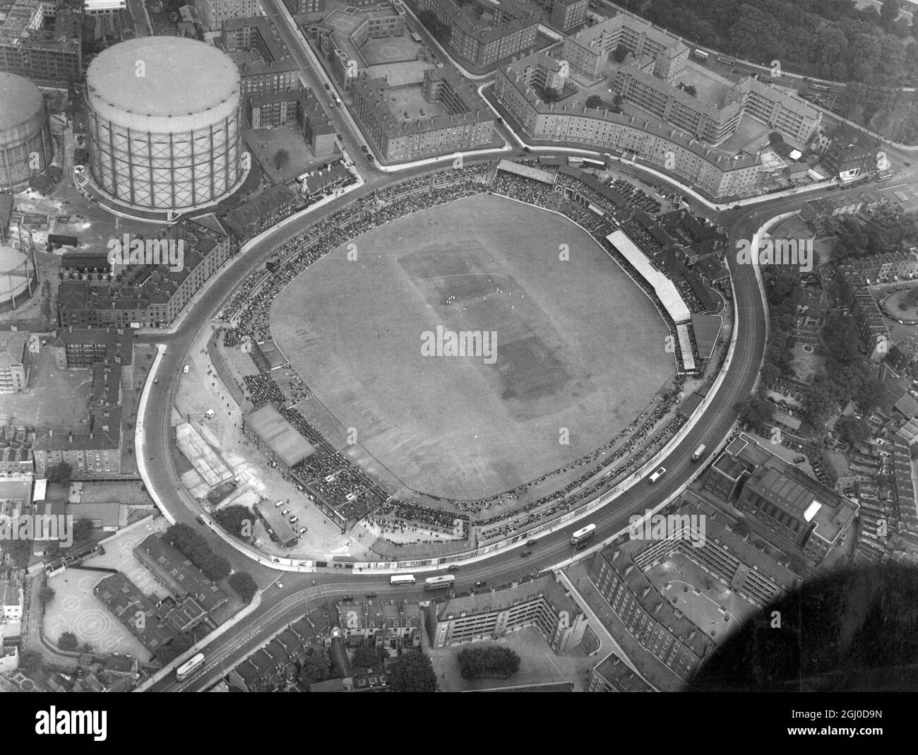 Oval Cricket Ground London 1960 Stock Photo - Alamy