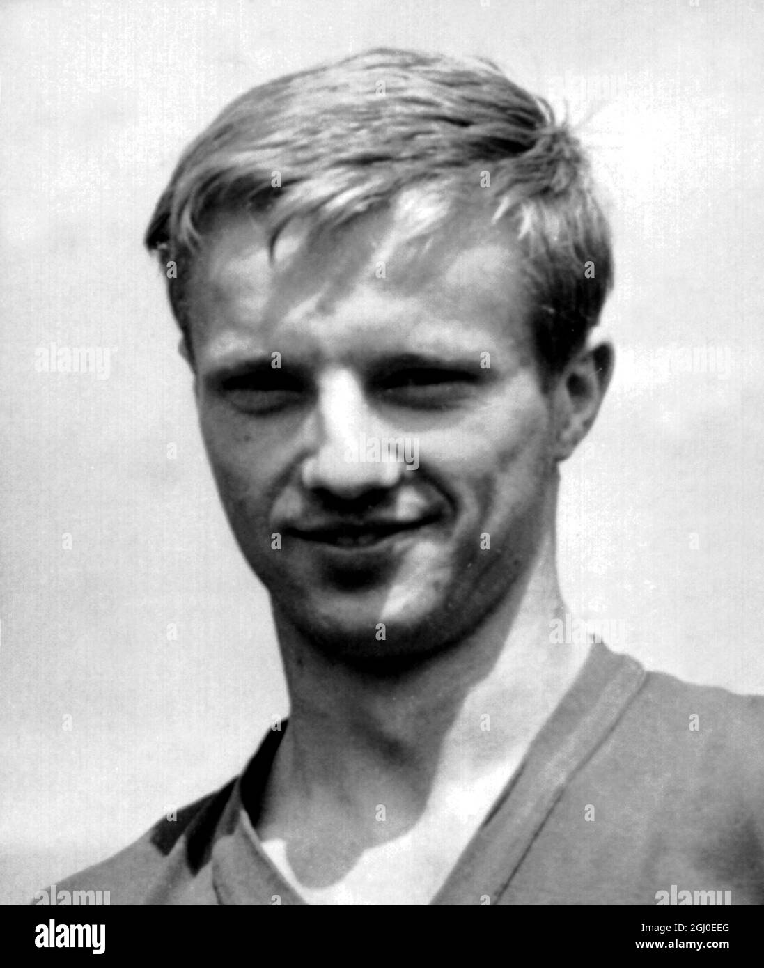 Zoltan Varga, Hungarian National Soccer Player 27th April 1965 Stock