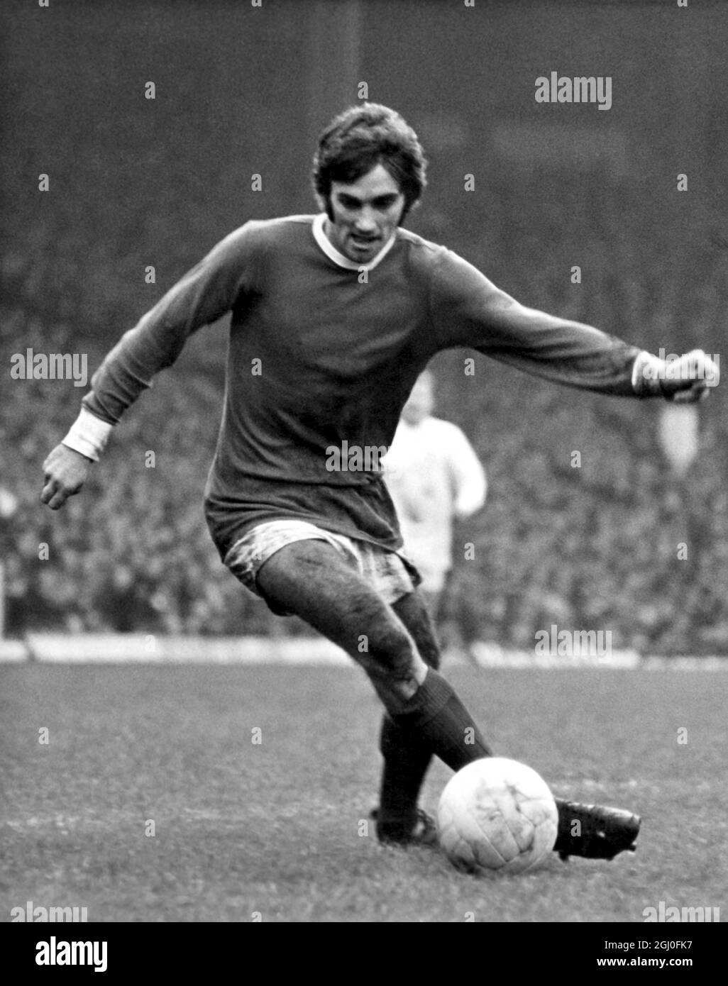 George Best, Manchester United March 1969. Stock Photo